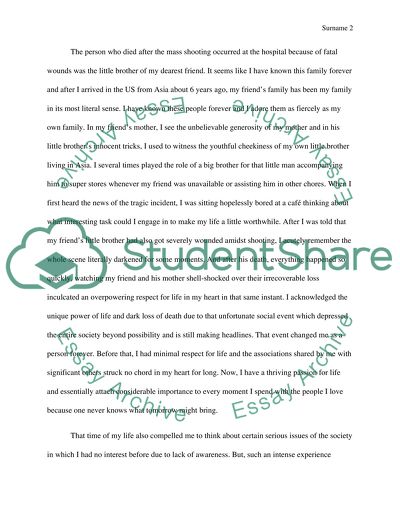 Time in My Life Which Produced a Preponderant Effect on Me