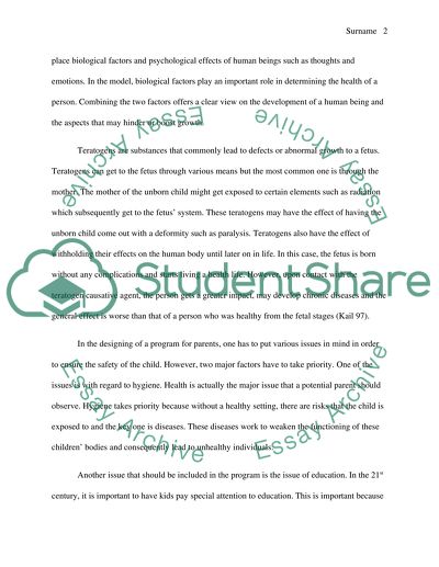 The Prenatal Development