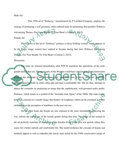 Gender Identities in Tobacco Advertisements from 1945-1990