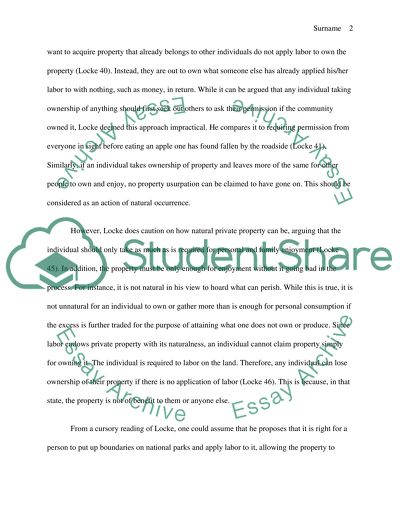 Theories by John Locke