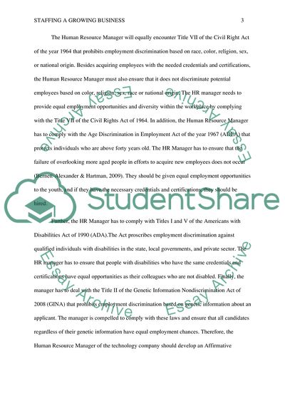 Major Potential Legal Issues and Achieving Transparency within the Staffing Model