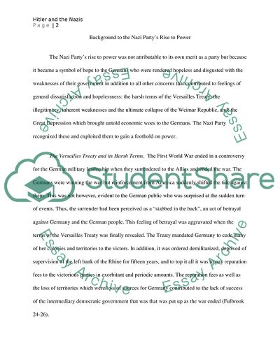 Hitler and the Nazis