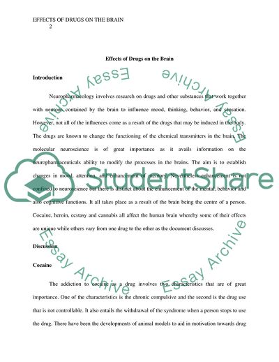 Effects of Drugs on the Brain