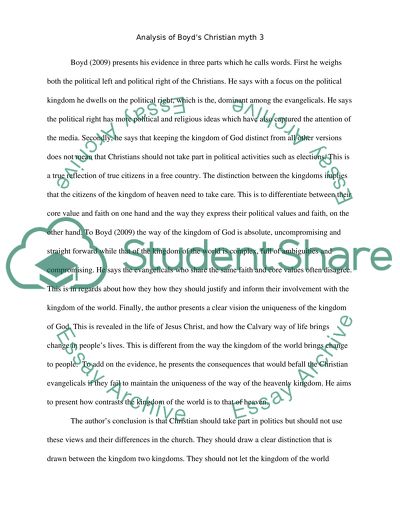 The Myth of a Christian Nation