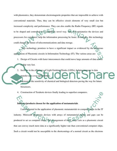 Emerging technologies proposal