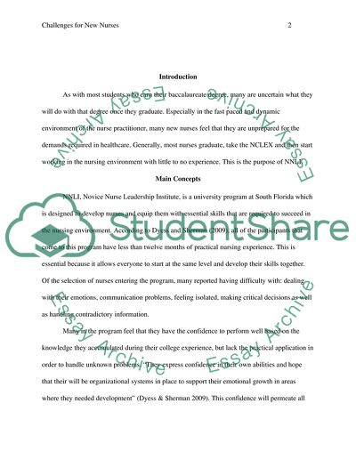 Nursing (article review)