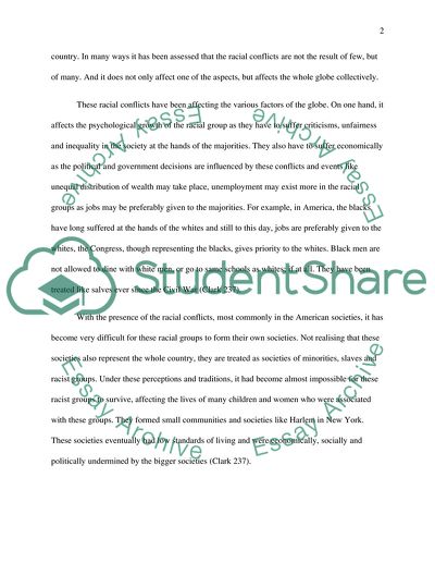 Racial Conflicts Issues