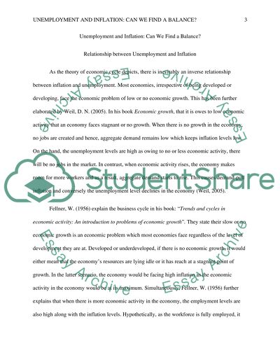 Economic Policy Recommendation. Unemployment and Inflation: Can we find a balance