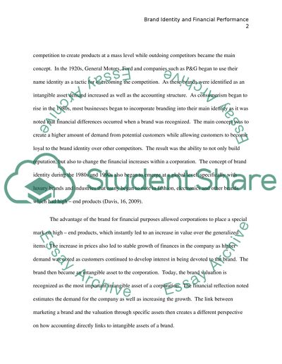 Brands and other intangible assets