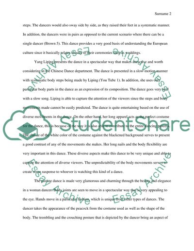 Pavane Should consider one of the most important dance in China