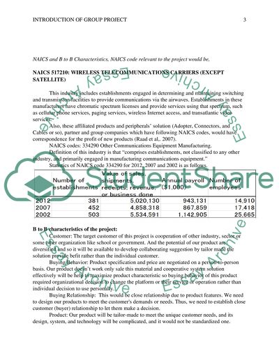 Introduction of Group Project