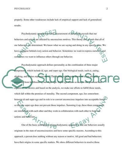 Theories of Personality