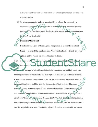 The Administrative Structure of Public Education