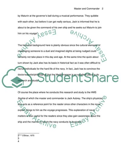 MASTER AND COMMANDER