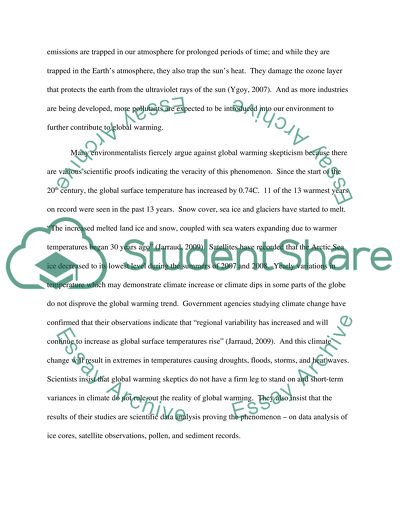 Is Global Warming Skepticism just Smoke and Mirrors