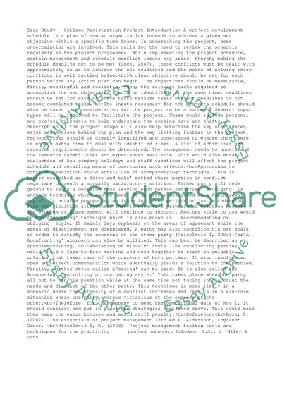 Case Study - College Rigistration Project