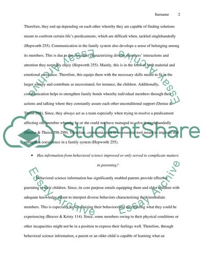 How Families Function as a Social System