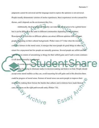 The Moral Instinct by Pinker