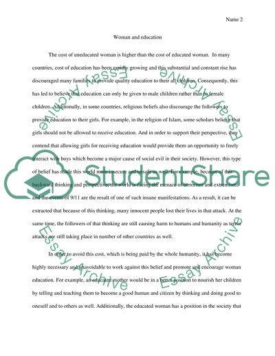 Womens Inclusion in Education