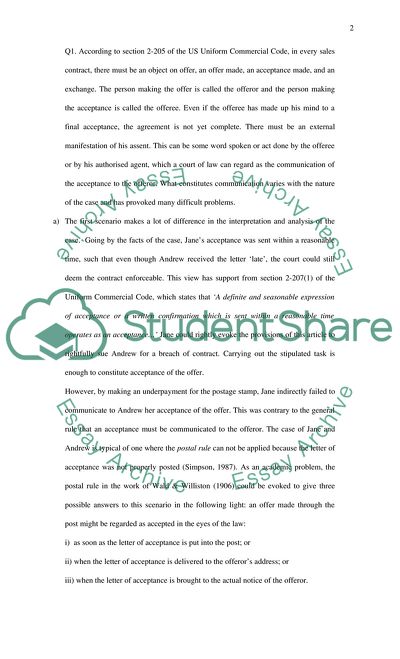 The US Uniform Commercial Code