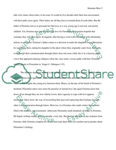 The theme is love without boundaries from a book called love in the time of cholera