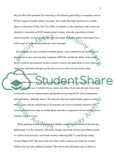 Mobil Computing using Mobil Phons