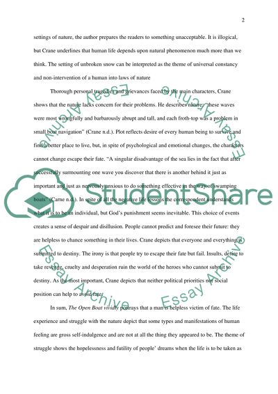 The Open Boat by Steven Crane