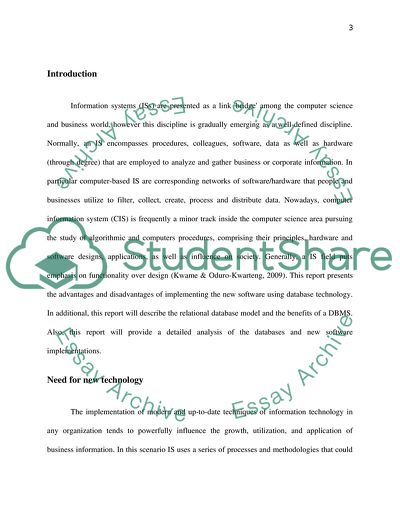 Database and Booking System