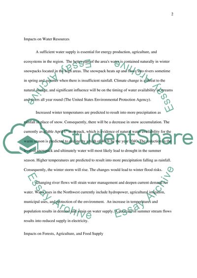 Solution of Global Warming within Pacific Northwest