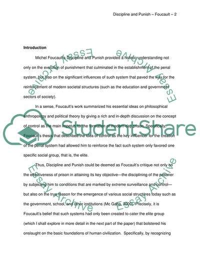 The Emergence of Prison in Modern Societies