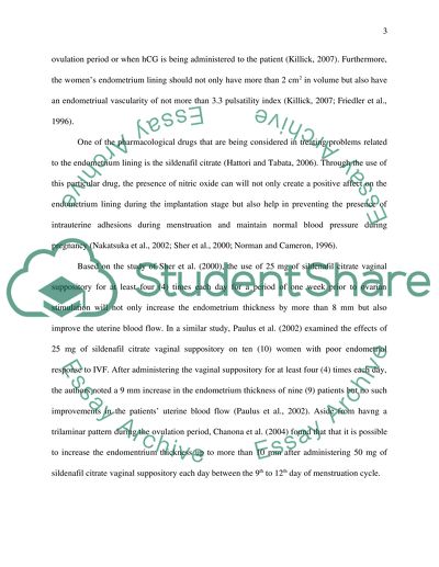 The Effect of Sildenafil on Embryo Development