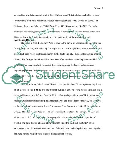 Lake Monroe: The Cutright State Recreation Area