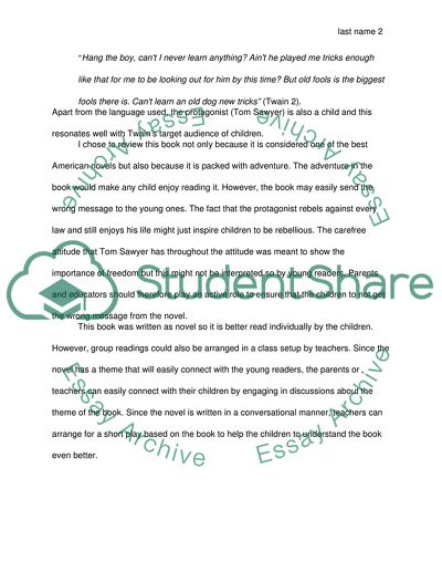 Childrens Literature- focus on language and literacy