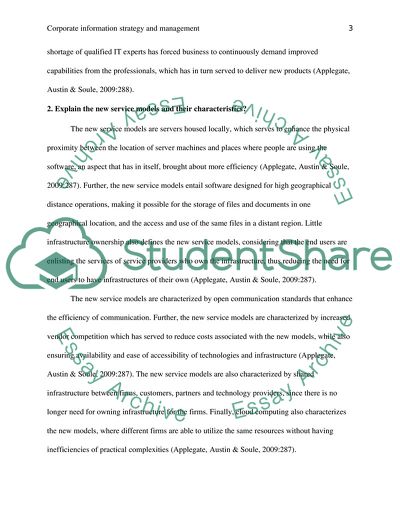 Corporate Information Strategy and Management