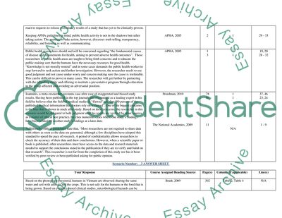 Environmental/Occupational Health