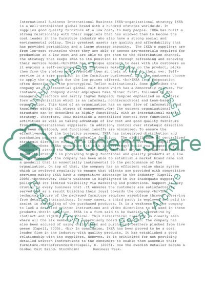 International Business