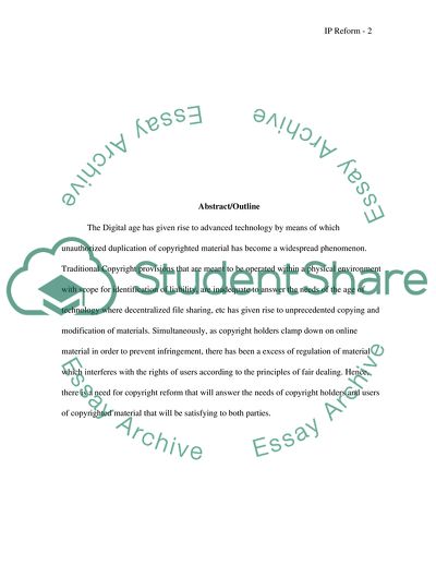 Intellectual Property Law and Copyright