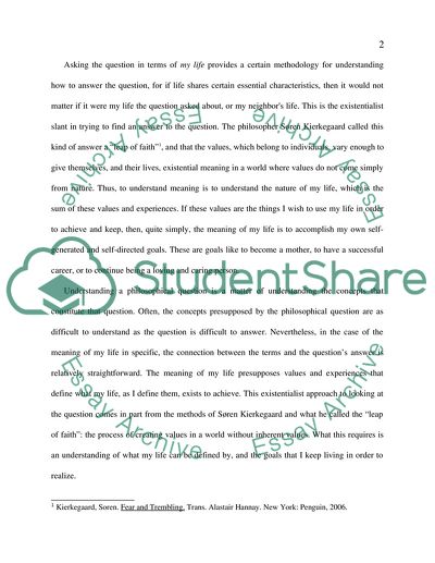 Last philosophy paper