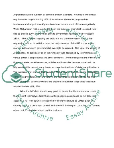 Strucural adjustment and ideology