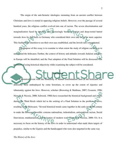 The Role of Religion in History of the Holocaust