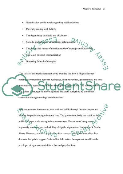 PR Practitioner and Journalists