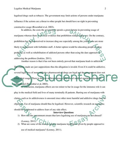 Medical Marijuana Should Be Legalised