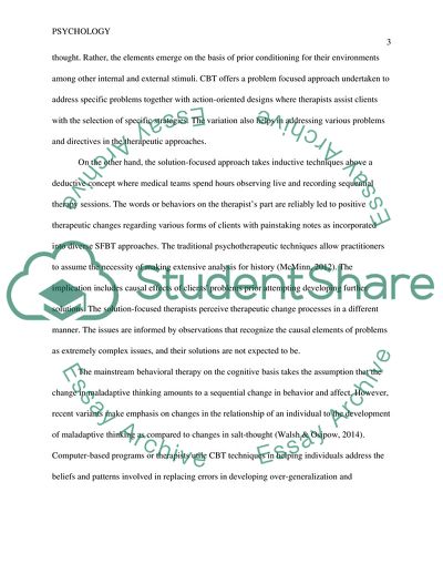 Counseling Approaches Evaluation