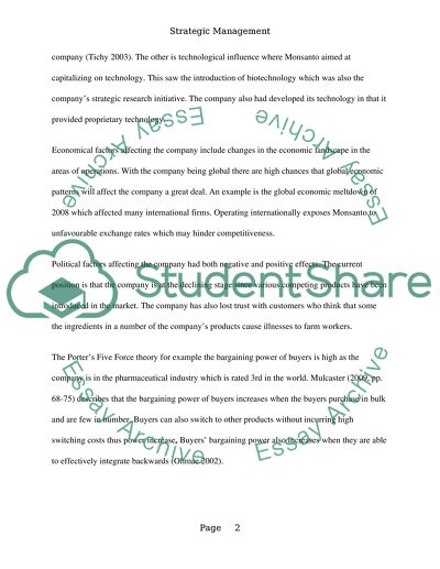 The Monsanto Company