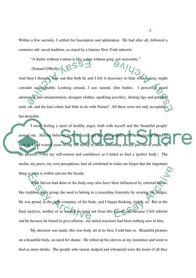 I Met Someone Covered in Tattoos: Body Art or Self Mutilation