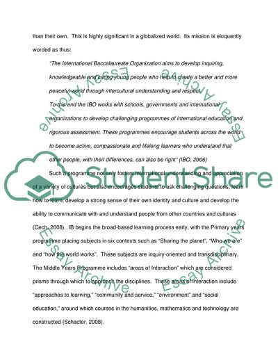 International Baccalaureate