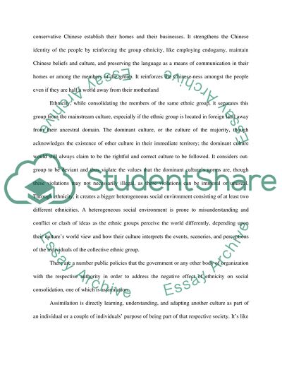 Sociology of the Micro-Culture: Ethnicity