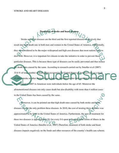 Promotion of Stroke and Heart Diseases