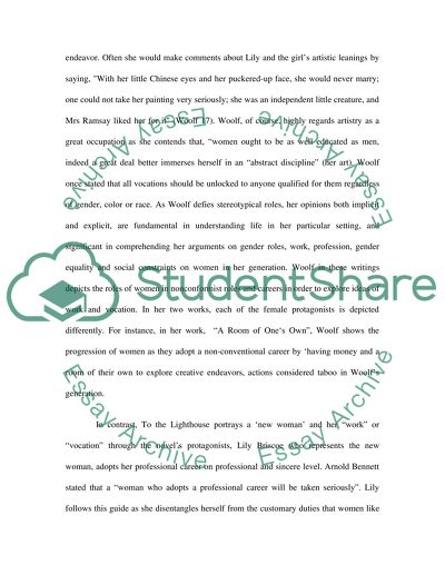 Virginia Woolf Works: to the Lighthouse and Mrs Dalloway