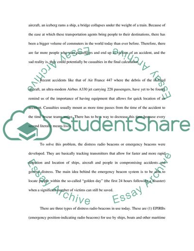 Emergency Locator Transmitters